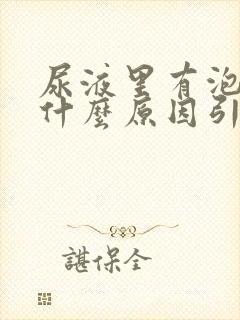 尿液里有泡泡是什么原因引起的