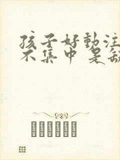 孩子好动注意力不集中 是缺少什么