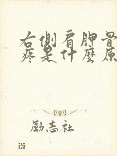 右侧肩胛骨喘气疼是什么原因