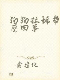 狗狗拉稀带血怎么回事