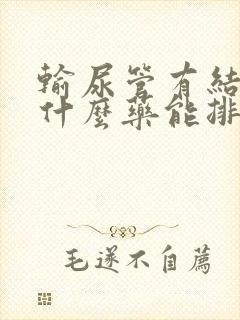 输尿管有结石吃什么药能排下来