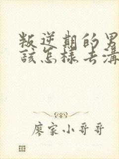 叛逆期的男孩子该怎样去沟通教育