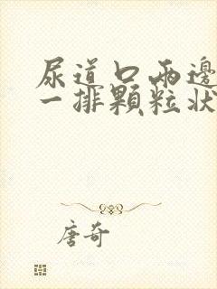 尿道口两边长了一排颗粒状东西