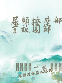 尿频按摩哪里最有效图解