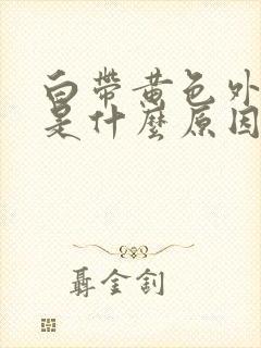 白带黄色外阴痒是什么原因