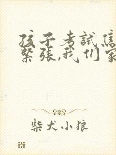 孩子考试焦虑,紧张,我们家长应该怎么办