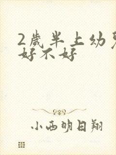 2岁半上幼儿园好不好