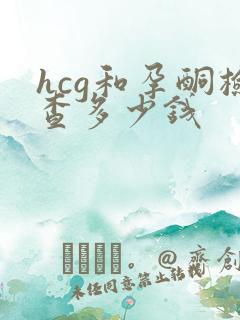 hcg和孕酮检查多少钱