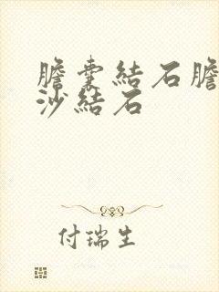 胆囊结石胆囊泥沙结石