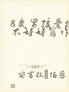 8岁男孩爱撒谎不好好写作业怎么办