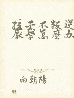 孩子不叛逆但是厌学怎么办初中