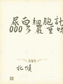 尿白细胞计数2000多严重吗