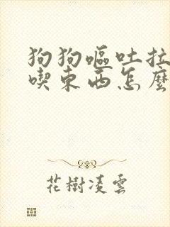 狗狗呕吐拉稀不吃东西怎么回事