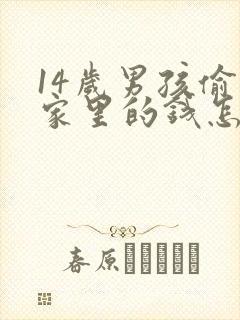 14岁男孩偷拿家里的钱怎么办