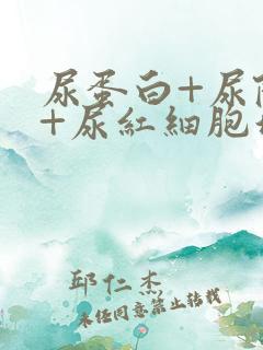 尿蛋白+尿隐血+尿红细胞增多