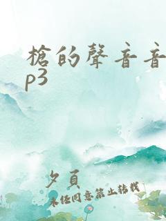 枪的声音音效mp3