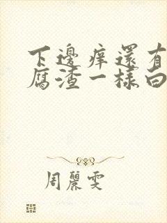 下边痒还有像豆腐渣一样白色