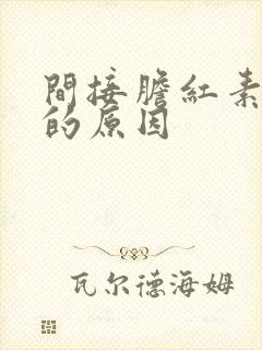 间接胆红素升高的原因