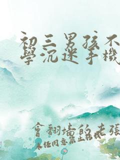 初三男孩不想上学沉迷手机