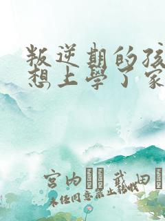 叛逆期的孩子不想上学了家长该怎么办