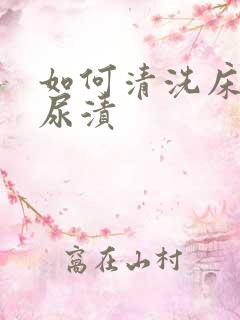 如何清洗床垫的尿渍