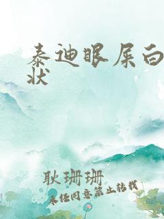 泰迪眼屎白色脓状