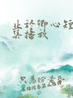 止于卿心短剧全集播放