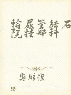 输尿管结石在医院挂哪科