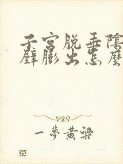 子宫脱垂阴道前壁膨出怎么治疗