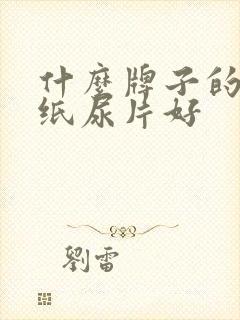 什么牌子的成人纸尿片好