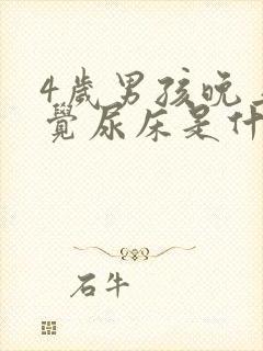 4岁男孩晚上睡觉尿床是什么原因