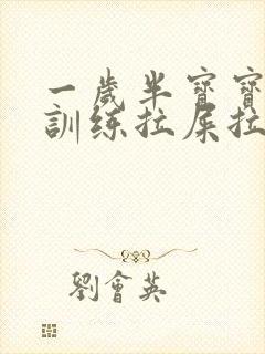 一岁半宝宝怎么训练拉屎拉尿