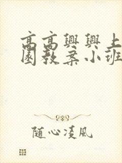 高高兴兴上幼儿园教案小班