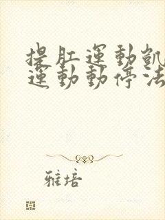 提肛运动凯格尔运动动停法