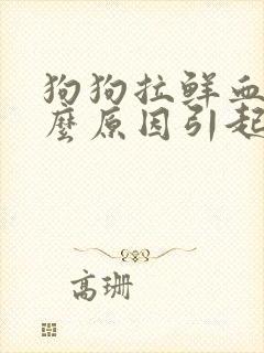 狗狗拉鲜血是什么原因引起的