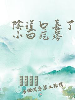 阴道口长了两个小白疙瘩