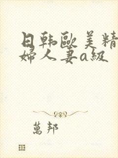 日韩欧美精品少妇人妻a级