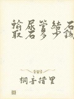 输尿管结石软镜取石多少钱