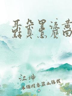 耳朵里流黄水有点臭怎么回事