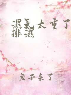 湿气太重了怎么排湿