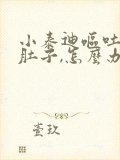 小泰迪呕吐又拉肚子,怎么办