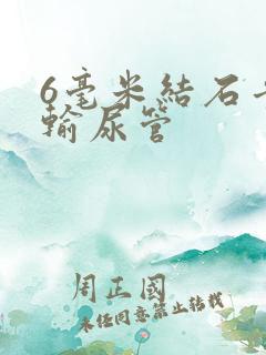 6毫米结石卡在输尿管