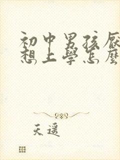 初中男孩厌学不想上学怎么办