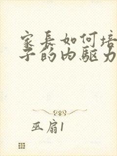 家长如何培养孩子的内驱力