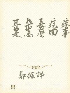 耳朵长疙瘩流脓是怎么回事