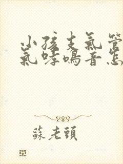 小孩支气管炎喘气哮鸣音怎么办