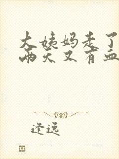 大姨妈走了之后两天又有血