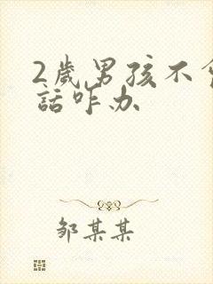 2岁男孩不会说话咋办