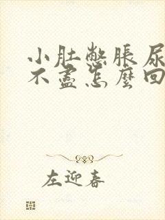 小肚憋胀尿频尿不尽怎么回事