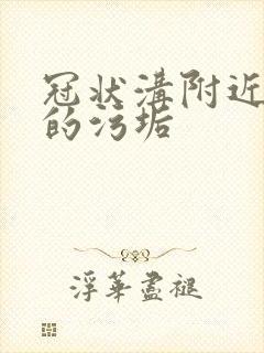 冠状沟附近白色的污垢